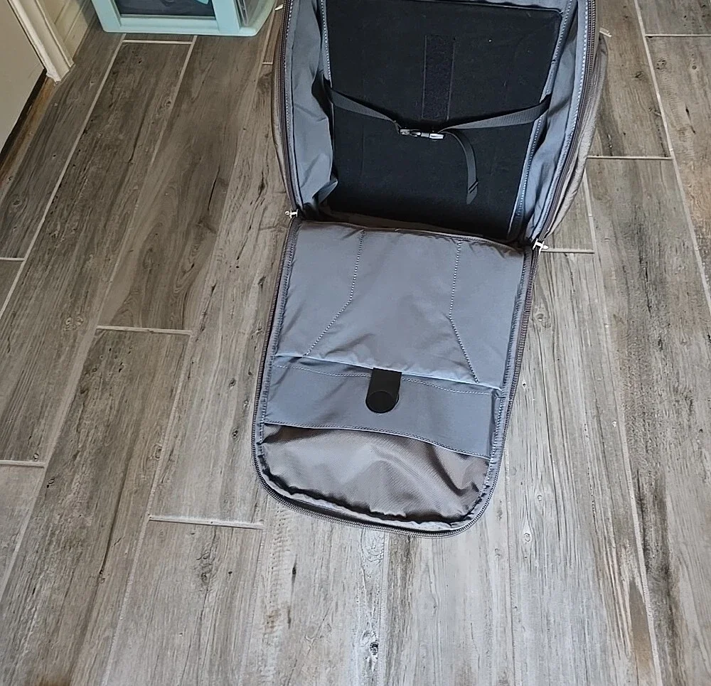 Rolling Carry-On Travel Backpack in Olive